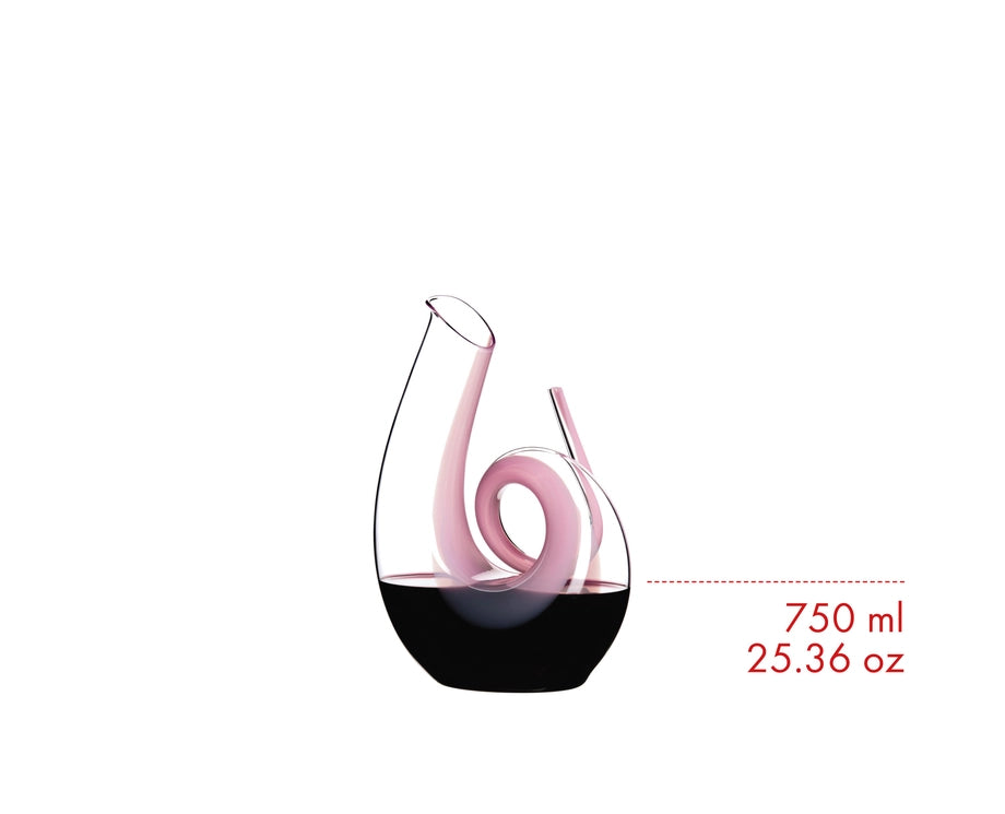 Curly Decanter - Pink