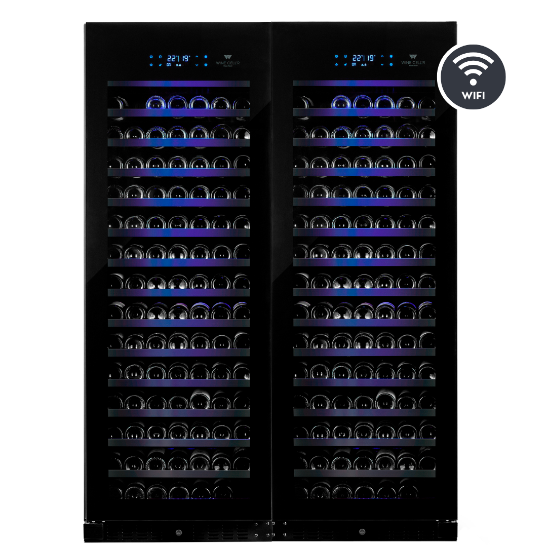 Black Pearl Series Dual Zone Cellar for 388 Bottles