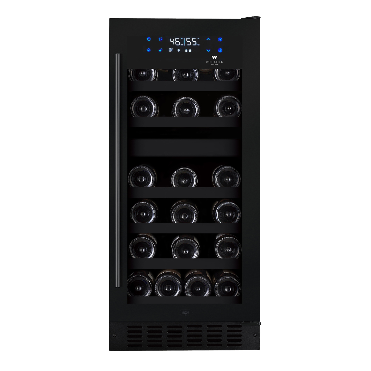 Black Pearl Series Dual Zone 26 Bottle Cellar