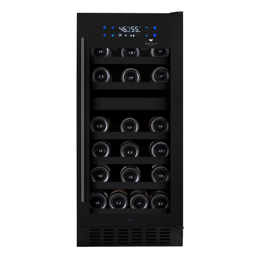 Black Pearl Series Dual Zone 26 Bottle Cellar
