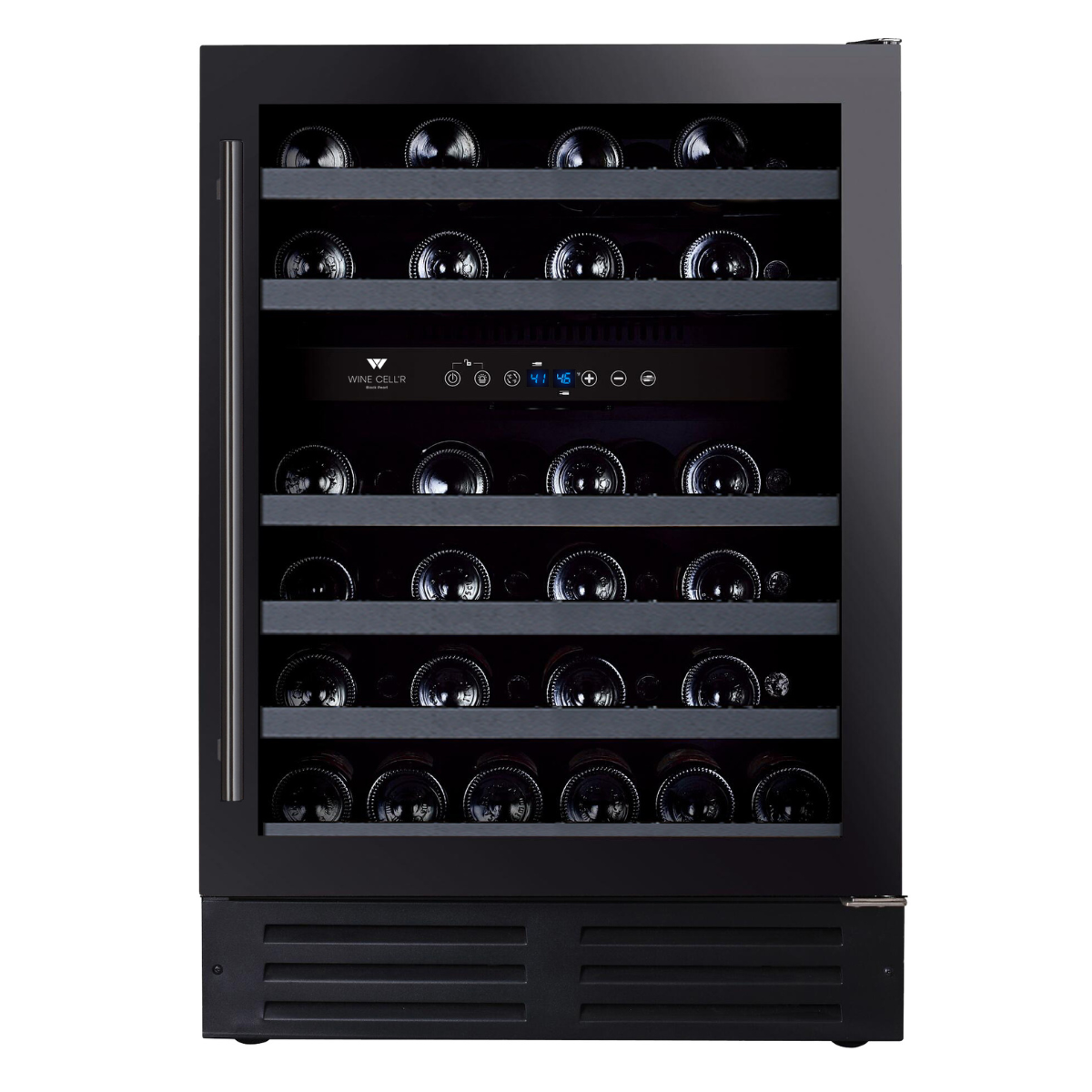 Black Pearl Series Dual Zone Cellar for 46 Bottles