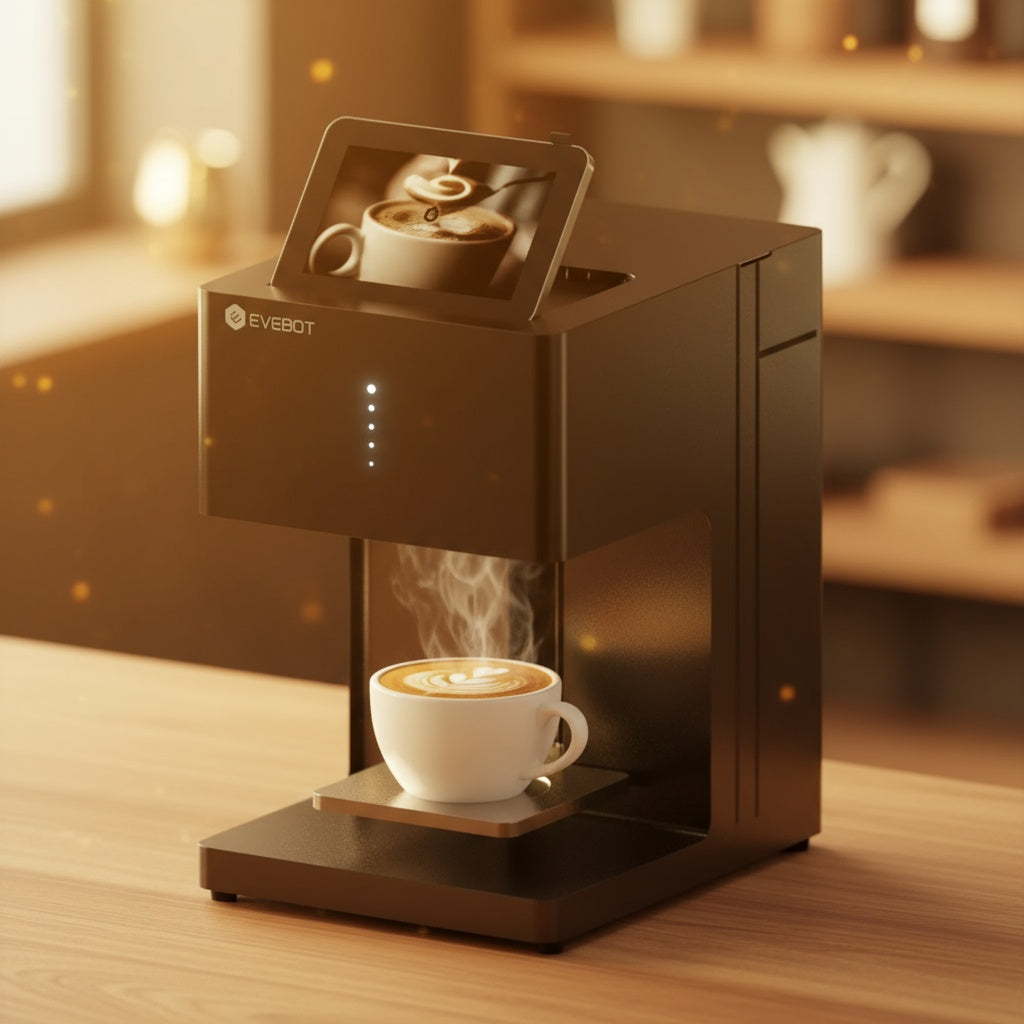 imprimante a café Evebot disponible chez cellierdepot.com