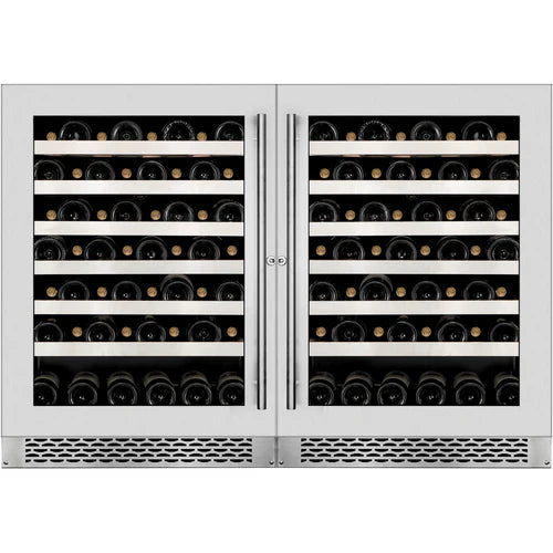 Wine Cell'R Titanium Collection 108-Bottle Wine Cellar with Wi-Fi 