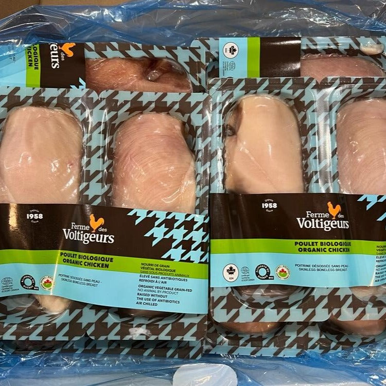 Poitrine de poulet nature biologique (10 unités) - VitaMenu