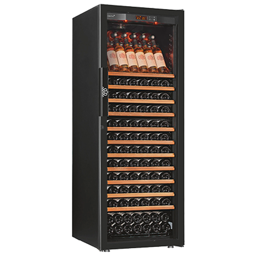 Cellier EuroCave Pure VPURELFG11 166 Bouteilles | Cave de Vieillissement 1 Zone Encastrable - Cellier Dépot 