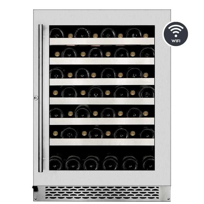 Cellier Wine Cell'R 54 bouteilles Collection Titane.