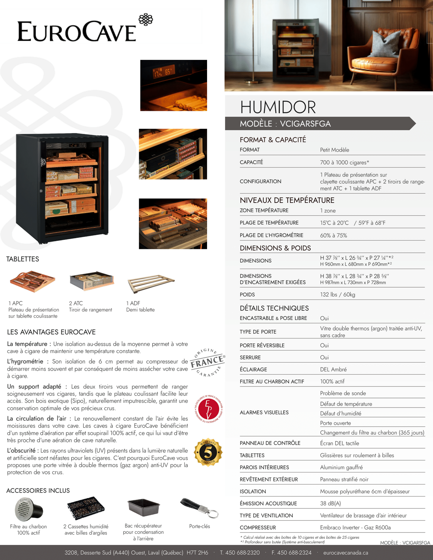 Cigar humidor 