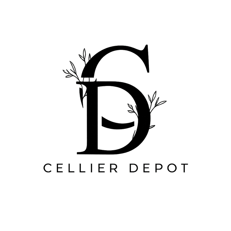 Logo Cellier Dépôt — spécialiste des celliers à vin et caves sur mesure à Montréal